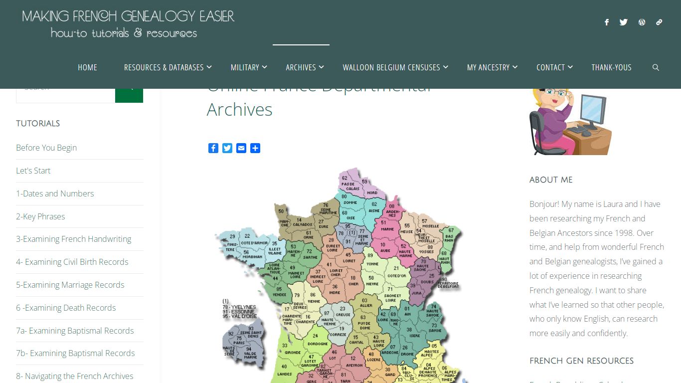 Online France Departmental Archives - Making French ...